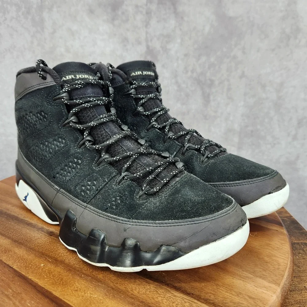 Air Jordan 9 Retro Racer Sneakers‎ Mens 11.5 Black Racer Blue Shoes CT8019-024